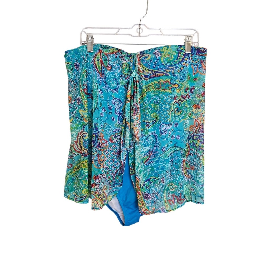 Lauren Ralph Lauren Bandeau/Halter Size 14 One Piece Missing‎ Neck Strap